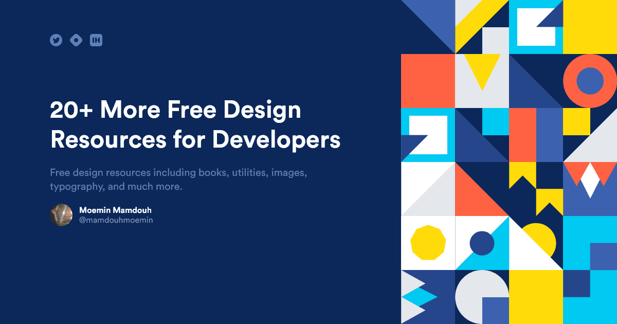20+ More Free Design Resources for Developers