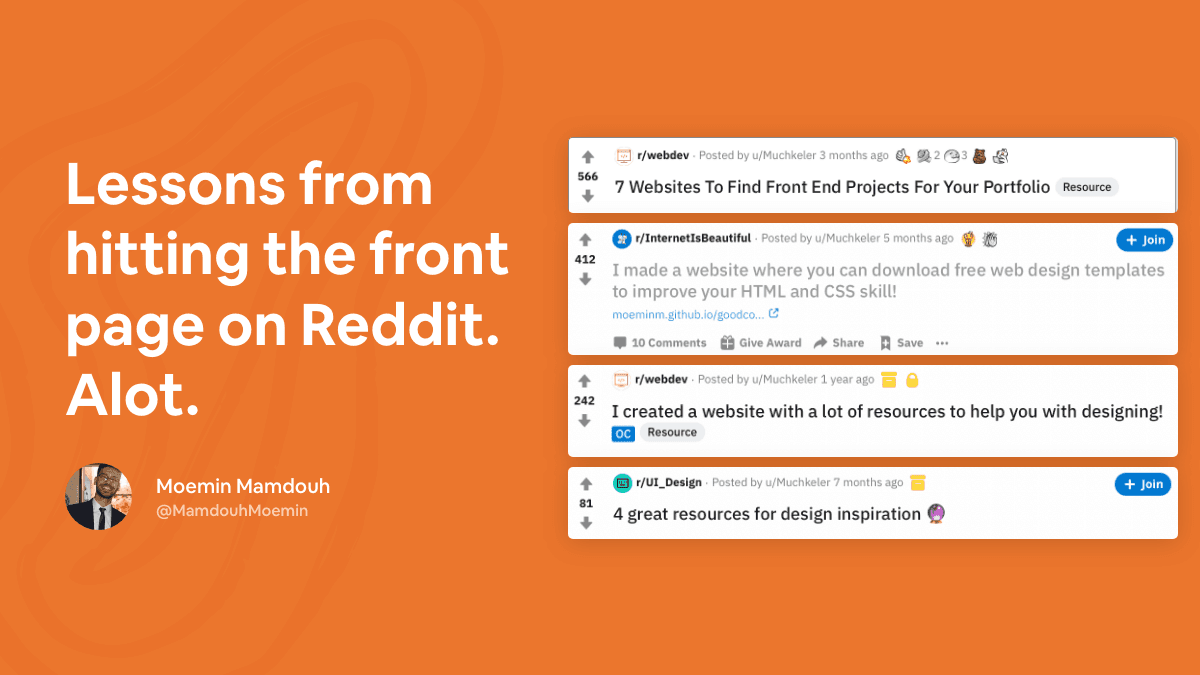 I've managed to hit the front page of Reddit. Alot. Here's how.